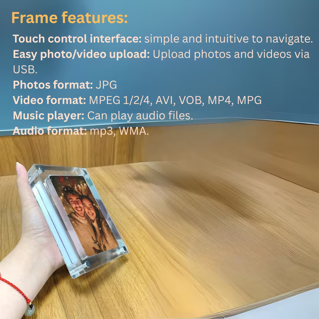 Digital picture frame with video display™ | Timeless Memories